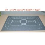 Dcennie s de construction en t compatibles, plaque de base carre de la ville, route, rue, droite, carrefour, ...