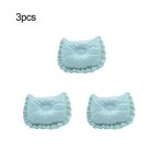 Dcor de maison de poupe lisse 3 pices, mini simulation d'oreillers en rsine, accessoires pour etui ...