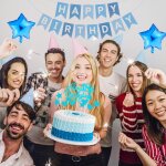 Décorations de 18e anniversaire bleu - décoration de gâteau pour garçon et fille - fête d'anniversaire ... Décorations de 18e anniversaire bleu - décoration de gâteau pour garçon et fille - fête d'anniversaire ...