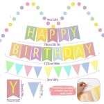 Décoration anniversaire kit, guirlande fête d'anniversaire déco accessoires, happy birthday décoration, ... Décoration anniversaire kit, guirlande fête d'anniversaire déco accessoires, happy birthday décoration, ...