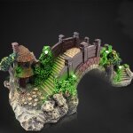 D�corations pour aquariums, tour de pont en r�sine, arbre rocaille, ornement pour aquarium, 4 tailles ...