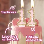 Dcoration de gteau d'anniversaire pour 4e anniversaire de fille en forme de papillon en forme de chiffre ...