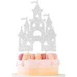 Décoration de gâteau d'anniversaire château a paillettes sur le thème du château de princesse, pics de ... Décoration de gâteau d'anniversaire château a paillettes sur le thème du château de princesse, pics de ...
