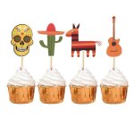 Décoration de gâteau d'anniversaire pour enfants, 2 ensembles = 8 pièces, kawaii, tête de mort lama, ... Décoration de gâteau d'anniversaire pour enfants, 2 ensembles = 8 pièces, kawaii, tête de mort lama, ...