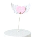 D�coration de g�teau d'anniversaire en forme d'ailes d'ange, 1 pi�ces, d�coration pour f�te d'anniversaire, ...