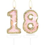 Dcoration de gteau d'anniversaire en forme de papillon pour 18e anniversaire, 18 bougies d'anniversaire ...