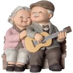 Dcoration de grands - parents en rsine faite a la main - cadeau d'anniversaire de mariage idal pour ...