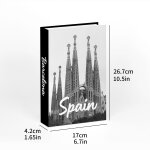 Dcorations de livres de simulation modernes pour la maison, ornements de table basse de luxe, salon ...