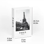 Dcorations de livres de simulation modernes pour la maison, ornements de table basse de luxe, salon ...