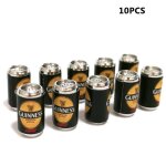 Décoration de maison de poupée 10 pièces / ensemble, simulation de bière noire et verte 1:12 canettes ... Décoration de maison de poupée 10 pièces / ensemble, simulation de bière noire et verte 1:12 canettes ...
