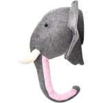 Décoration murale tête d'éléphant ¿ tenture murale tête d'éléphant, animal en peluche pour chambre d'enfant ... Décoration murale tête d'éléphant ¿ tenture murale tête d'éléphant, animal en peluche pour chambre d'enfant ...