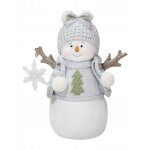 Dcoration de nol bonhomme de neige sur la table statue poupe de collection pour la cuisine