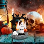 Dcoration de tableau de bord automobile, voiture mignonne et bien faite, figurine fantme suspendue, ...