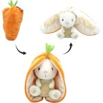 Les deglingos doudou gadget le lapin / carotte - lapin cache - cache réversible - peluche toute douce ... Les deglingos doudou gadget le lapin / carotte - lapin cache - cache réversible - peluche toute douce ...