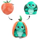 Les deglingos doudou gadget le lapin / carotte - lapin cache - cache rversible - peluche toute douce ...