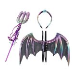 Dguisement cosplay pour enfants, dguisement de nuit d'horreur d'halloween, bandeau de citrouille, cornes, ...