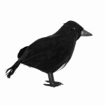 Dguisement d'halloween en forme de corbeau noir, 1 pice, simulation d'oiseau, jouets d'animaux, pour ...