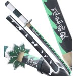 Demon slayer katana sanemi shinazugawa epee en bois kimetsu no yaiba sabre - 80cm