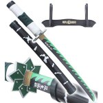 Demon slayer mini katana sanemi shinazugawa epee en bois kimetsu no yaiba sabre - 45cm