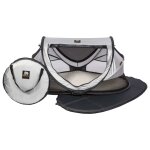 Deryan lit d'enfant de voyage avec moustiquaire luxe argenté Deryan lit d'enfant de voyage avec moustiquaire luxe argenté