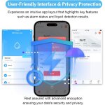 Dtecteurs d'eau wifi (wifi 2, 4 g), capteur d'eau 90 db et alarme d'application, alarme d'eau sans fil, ...