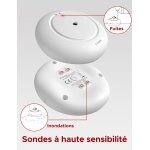 Dtecteur de fuite d'eau connect, station de base sbs50 requise, dtecteur d'eau wi - fi avec alarme ...
