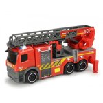 Dickie - camion pompiers 23 cm lumi re et son �chelle rotative et extensible pieds extensibles dickie ...