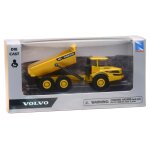 Die - cast dumper die cast volvo a 25 g echelle 1 / 50