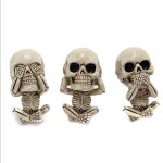 Diffuseur de parfum de voiture en r�sine, 2021 os, cr�ne fant�me, d�sodorisant de voiture, clip de ventilation ...