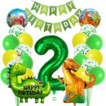 Dino anniversaire d�co 2 ans anniversaire enfant d�coration dino 2 anniversaire gar�on fille anniversaire ...