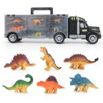Mod�le de dinosaure cr�atif pour enfants, conteneur camion jouets transport voiture jouet d�formation ...