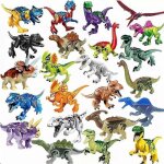 Dinosaures du jurassique, blocs de construction, indominus rex, figurines de tyrannosaure à monter soi ... Dinosaures du jurassique, blocs de construction, indominus rex, figurines de tyrannosaure à monter soi ...