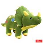 Dinosaure poupe peluche jouet grand tyrannosaurus rex triceratops dragon a long cou oreiller poupe ...