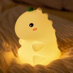 Dinosaure veilleuse enfant, silicone lampe de chevet enfant, veilleuse bb portable, veilleuse rechargeable ...