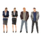 Diorama de scne de bureau, 1 / 64 figurines en rsine, modle de dcor de secrtaire patron - gnrique ...