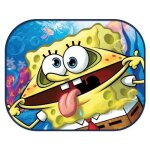 Disney - 80100 - accessoires - disney 2 rideaux lat�rals spongebob