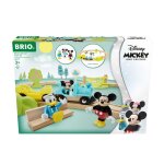 Disney brio circuit mickey mouse - coffret complet 18 pieces - circuit de train en bois - ravensburger ...