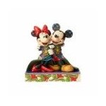 Disney mickey & minnie sous une couverture, rsine, multicolore, 12 x 7, 5 x 12, 5 cm