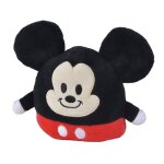 Disney - peluche rversible mickey / minnie 8 cm