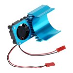 Dissipateur thermique moteur 7019 avec deux ventilateurs de refroidissement pour voiture 1 / 10 hsp rc ...