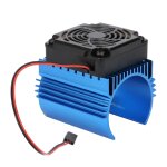 Dissipateur thermique de moteur de voiture rc 1:8, radiateur en alliage d'aluminium, ventilateur de refroidiss ... Dissipateur thermique de moteur de voiture rc 1:8, radiateur en alliage d'aluminium, ventilateur de refroidiss ...
