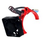 Dissipateur thermique avec ventilateur refroidi, 4 couleurs, pour voiture 1 / 10, taille 3650, moteur, ...