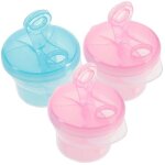 Distributeur d'aliments pour bb a 3 compartiments, etanche, portable, matriau de qualit alimentaire, ...