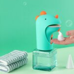 Distributeur automatique de savon mousse en forme de dinosaure, capteur intelligent, machine a laver ...