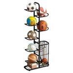 Distributeur de ballons de football, de basket - ball et de volley - ball en mtal - jusqu' 7 ballons, ...