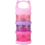 Distributeur de lait en poudre pour bébé, biberon portable a 3 couches pour le stockage des aliments, ... Distributeur de lait en poudre pour bébé, biberon portable a 3 couches pour le stockage des aliments, ...