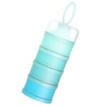 Distributeur de lait en poudre pour bb ¿ bote de rangement en silicone a 4 compartiments, etanche, ...