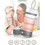 Distributeur de lait en poudre portable pour bébé, boîtes empilables, contenant a 4 couches - fournitures ... Distributeur de lait en poudre portable pour bébé, boîtes empilables, contenant a 4 couches - fournitures ...