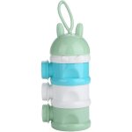 Distributeur de lait en poudre portable pour bébé, ouverture latérale, 3 couches, boîte a bonbons, conteneur ... Distributeur de lait en poudre portable pour bébé, ouverture latérale, 3 couches, boîte a bonbons, conteneur ...