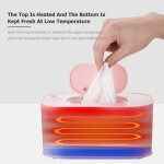 Distributeur de lingettes chauffantes pour bébé, boîte chauffante pour serviettes humides, mini etui ... Distributeur de lingettes chauffantes pour bébé, boîte chauffante pour serviettes humides, mini etui ...